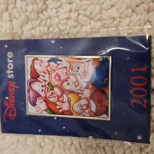 2001 Disney Pin.  Seven Dwarfs